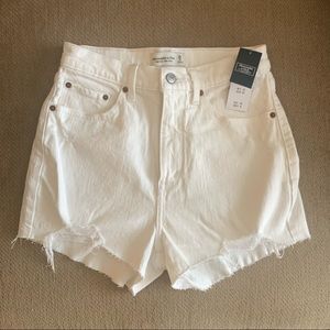 Abercrombie & Fitch White Shorts